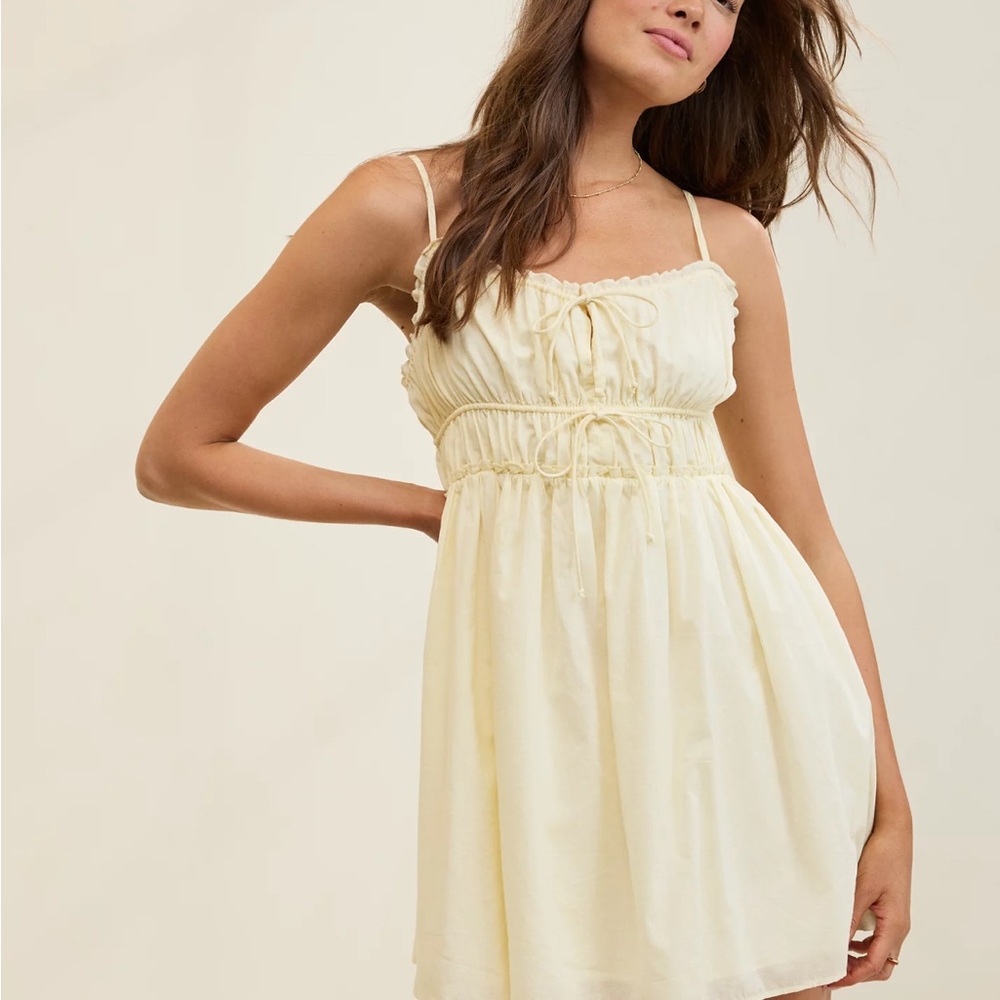 NEW Aerie tie front mini dress